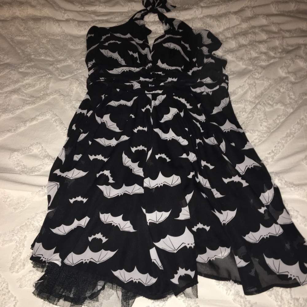 Hell Bunny Bat Halter Dress